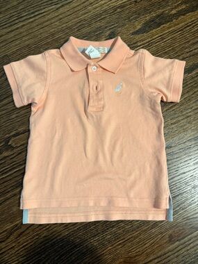 The Beaufort Bonnet Company Peach Polo for Kids
